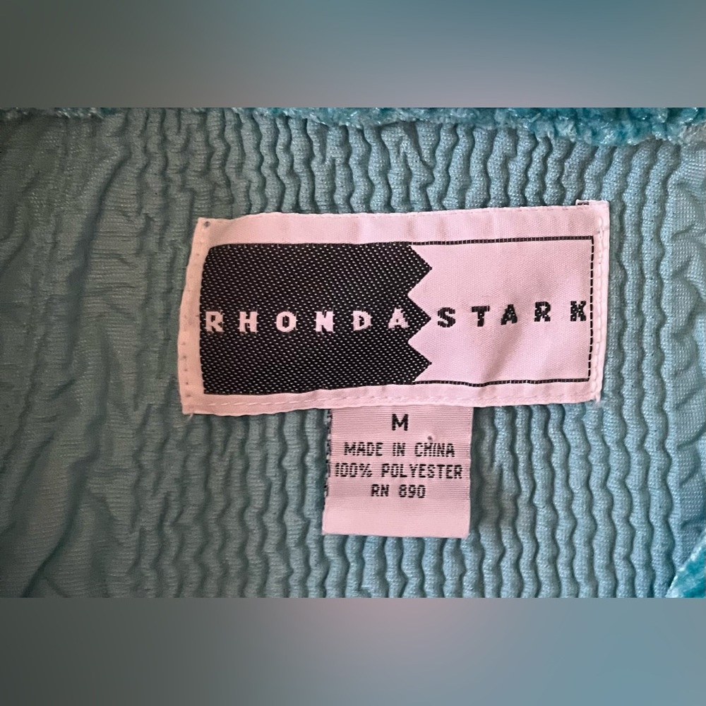 Rhonda Stark Crinkle Textured Blazer in Seafoam size M - Picture 11 of 11